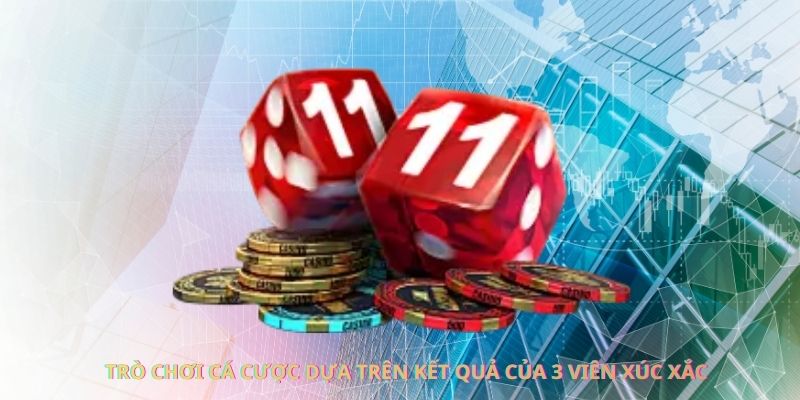 Trò chơi cá cược dựa trên kết quả của 3 viên xúc xắc